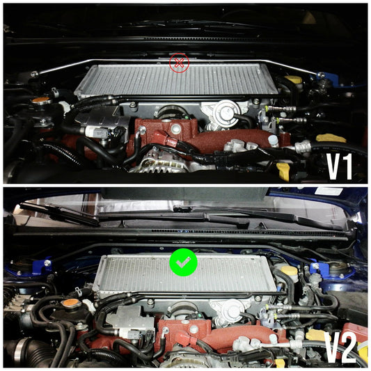 Megan Racing Polish Front Upper V2 Strut Tower Brace Bar For 15-21 Subaru WRX / WRX STI (VA)