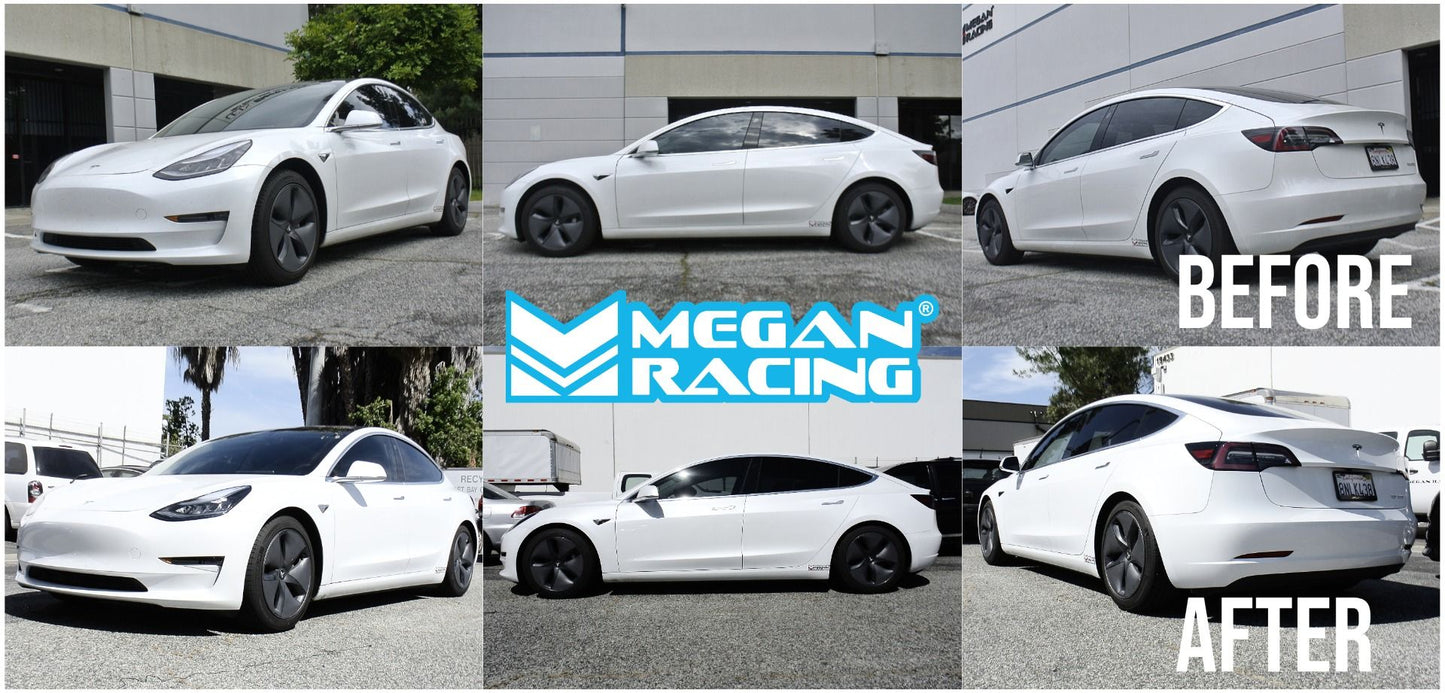 Megan Racing Lowering Springs for 2017+ Tesla Model 3 AWD (EXC RWD) - MR-LS-TSL317X