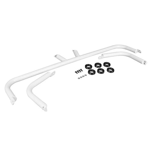 BRAUM Harness Bar Nissan 350Z (2003-2008) Adjustable - Black Satin / White Gloss / Red Gloss