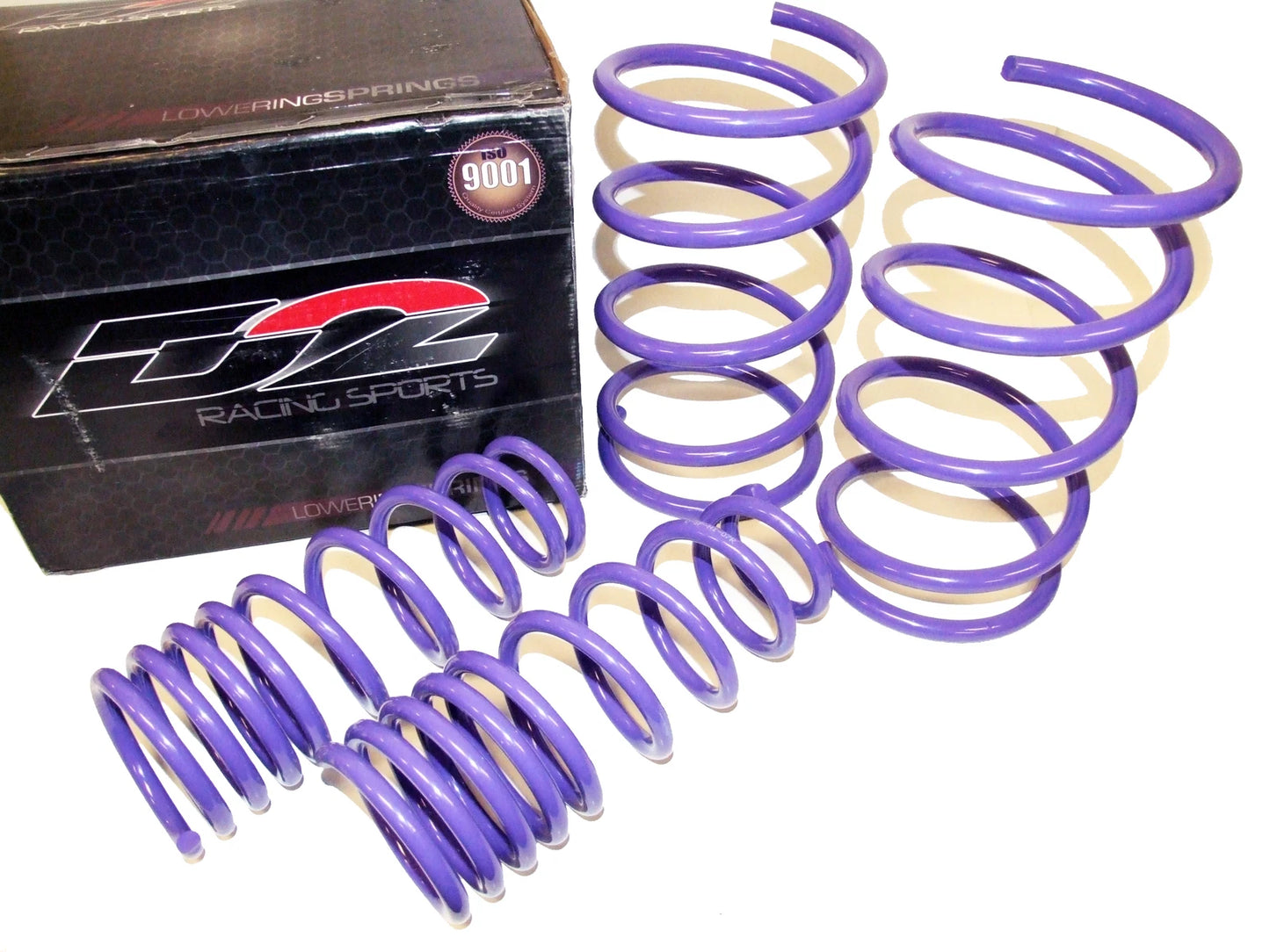 D2 Racing PRO Lowering Springs 1.75"F/2.0"R for 2000-2003 Nissan Maxima