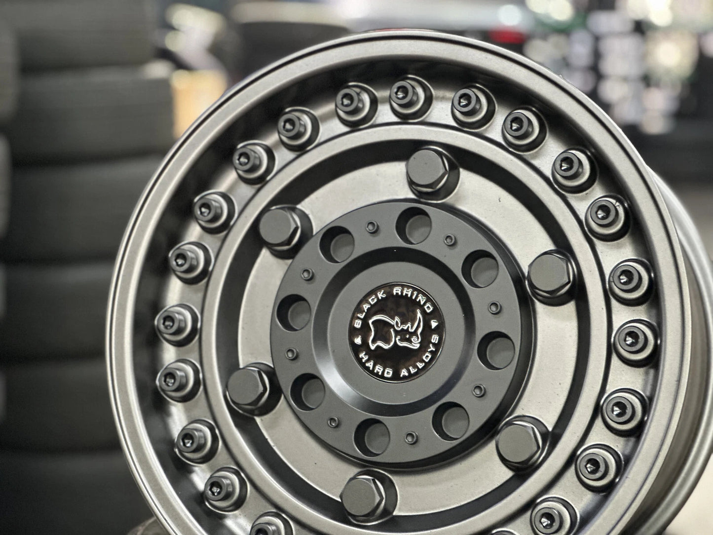 17x9.5J BLACK RHINO AMORY Wheels fit (6x139.7) Fits Tacoma 4Runner FJ Cruiser