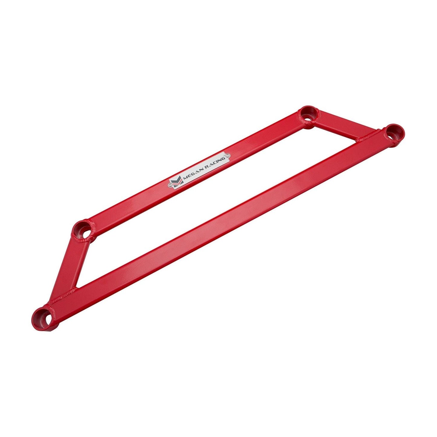 Megan Racing Front Lower H-Bracket Subframe Brace For 09-14 Honda Fit GE 2nd Gen - Red - SB-HBHF09