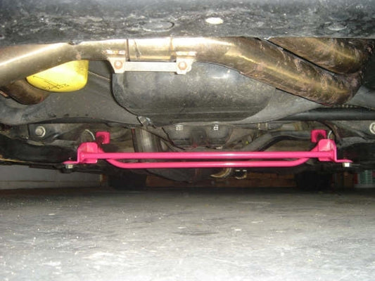 Megan Racing Front Lower Pink Subframe H-Bracket Brace Bar For 02-07 Impreza WRX Sti - SB-HBWRX