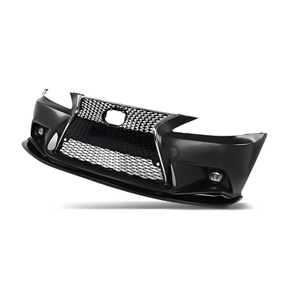FOR 2006-2013 LEXUS IS250/ IS350 2014+ F-SPORT STYLE Front Bumper Conversion w/ Front Lip
