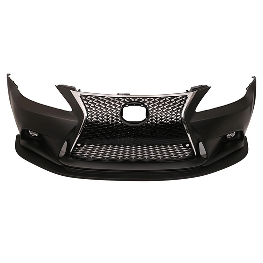 FOR 2006-2013 LEXUS IS250/ IS350 2014+ F-SPORT STYLE Front Bumper Conversion w/ Front Lip