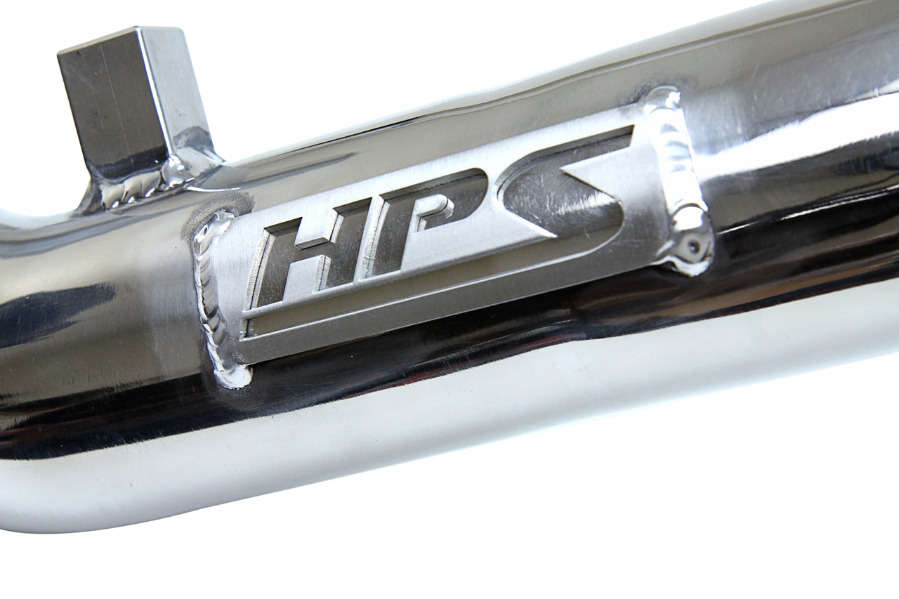 HPS Performance Intercooler Charge Pipe Kit (Cold and Hot Side), Polished, 2016-2018 Ford Focus RS 2.3L Turbo