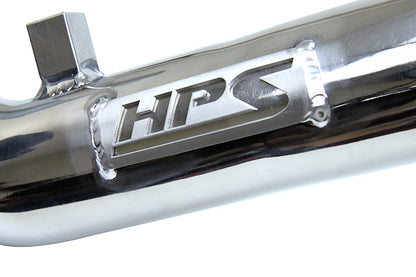 HPS Performance Intercooler Charge Pipe Kit (Cold and Hot Side), Polished, 2016-2018 Ford Focus RS 2.3L Turbo