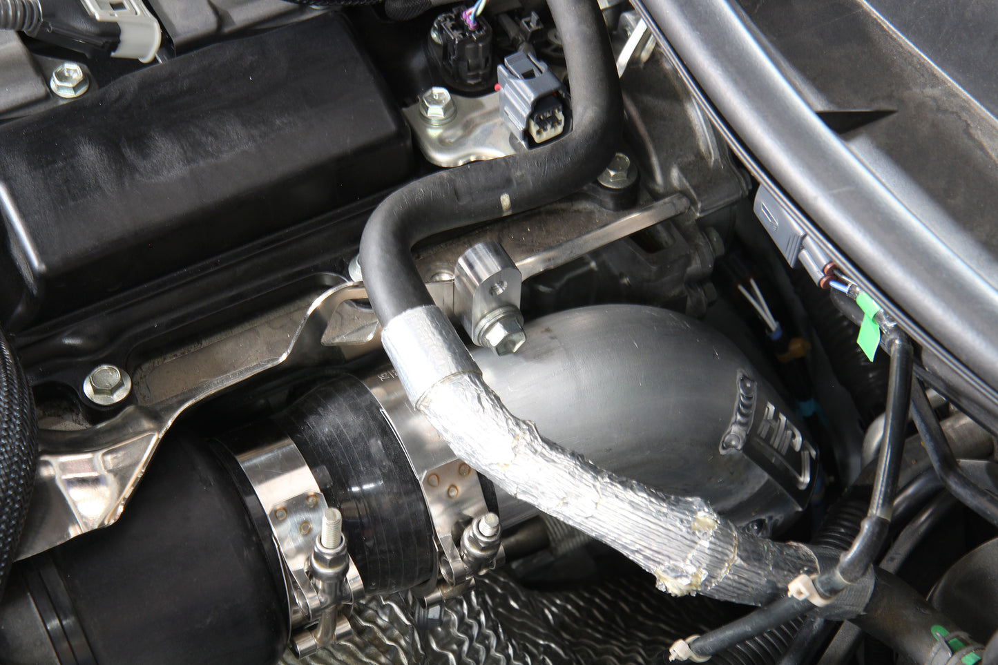HPS Performance Intercooler Charge Pipe Kit (Cold Side), Black, 2016-2024 Lexus 2.0L Turbo, 17-122WB