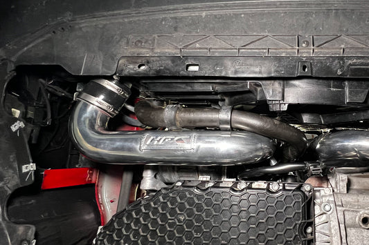 HPS Performance Intercooler Charge Pipe Kit (Cold Side), Black, Multiple Fitments, 17-129WB
