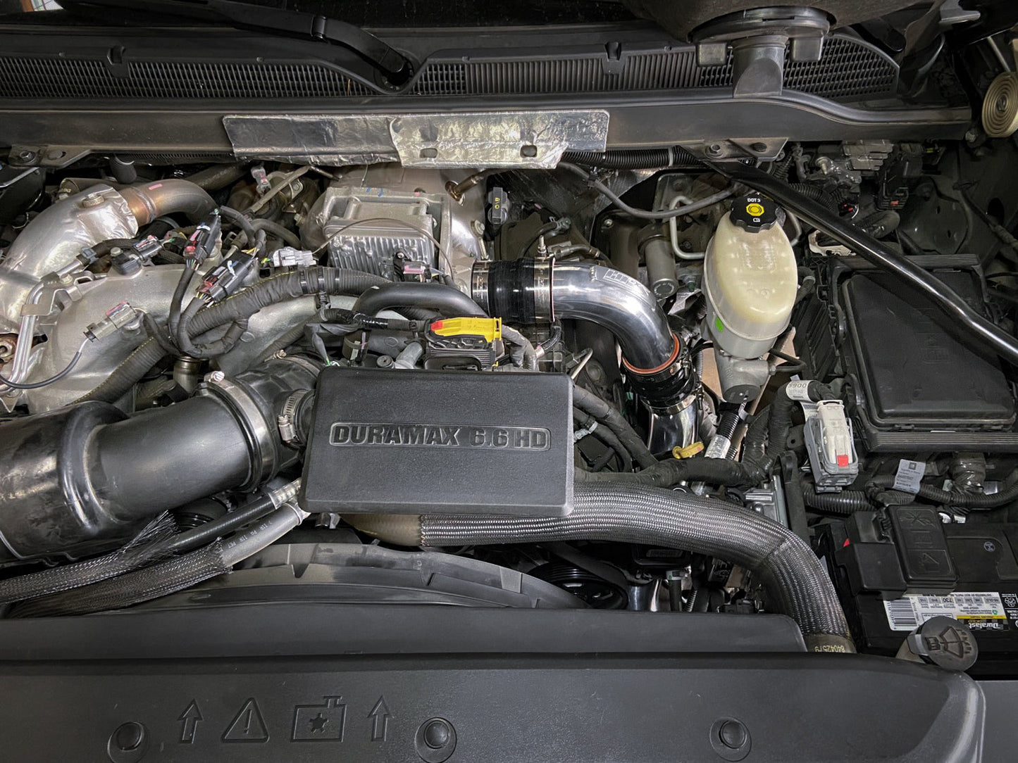 HPS Performance Intercooler Charge Pipe Kit (Hot Side), Black, Multiple Fitments, 17-146WB