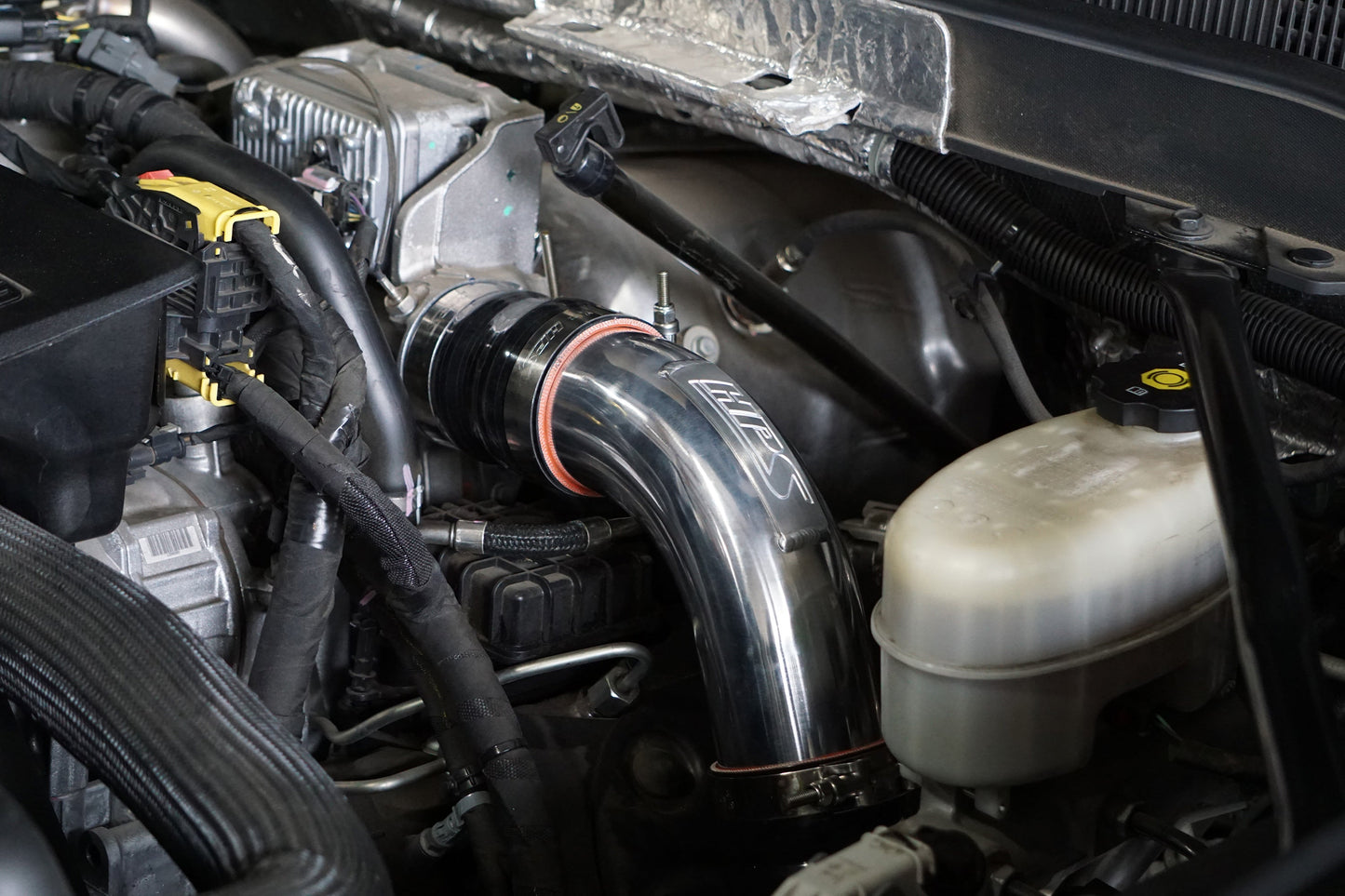 HPS Performance Intercooler Charge Pipe Kit (Hot Side), Black, Multiple Fitments, 17-146WB