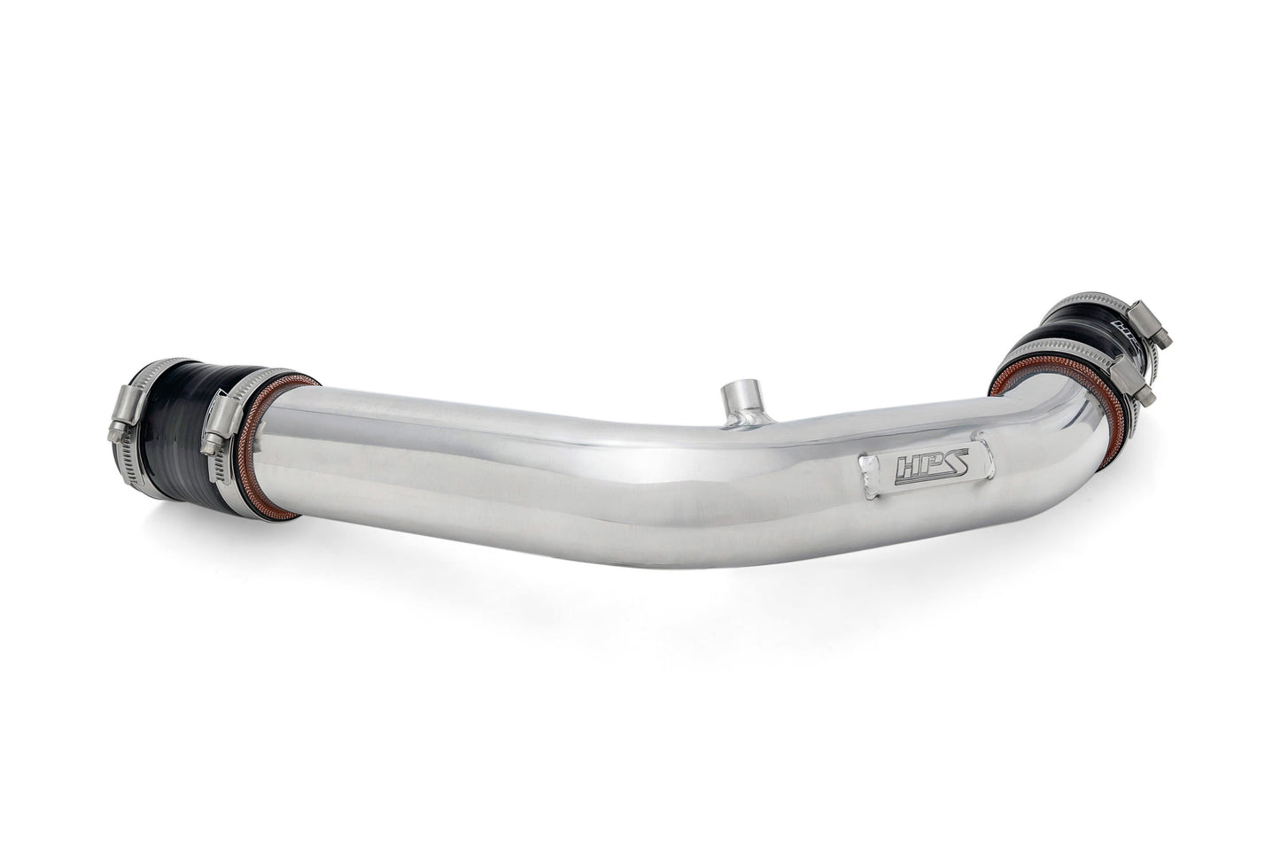 HPS Performance Intercooler Lower Hot Side and Cold Side Charge Pipe, Polished, 2004-2005 Mazda Mazdaspeed Miata 1.8L Turbo