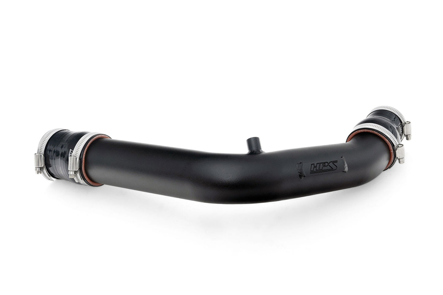 HPS Performance Intercooler Lower Hot Side and Cold Side Charge Pipe, Black, 17-152WB