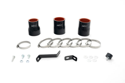 HPS Performance Intercooler Lower Hot Side and Cold Side Charge Pipe, Polished, 2004-2005 Mazda Mazdaspeed Miata 1.8L Turbo