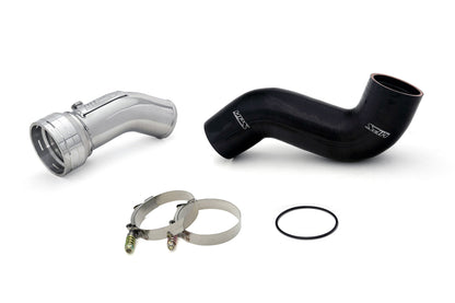 HPS Cold Side Charge Pipe with CAC Hose Intercooler Boot, Polished, 2011-2016 Ford Superduty Powerstroke 6.7L Diesel Turbo