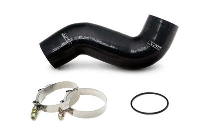 HPS Cold Side Charge Pipe with CAC Hose Intercooler Boot, Black, 2011-2016 Ford Superduty Powerstroke 6.7L Diesel Turbo