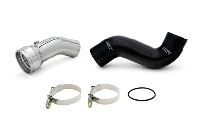 HPS Cold Side Charge Pipe with CAC Hose Intercooler Boot, Polished, 2017-2023 Ford Superduty Powerstroke 6.7L Diesel Turbo