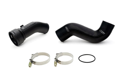 HPS Cold Side Charge Pipe with CAC Hose Intercooler Boot, Black, 2017-2023 Ford Superduty Powerstroke 6.7L Diesel Turbo