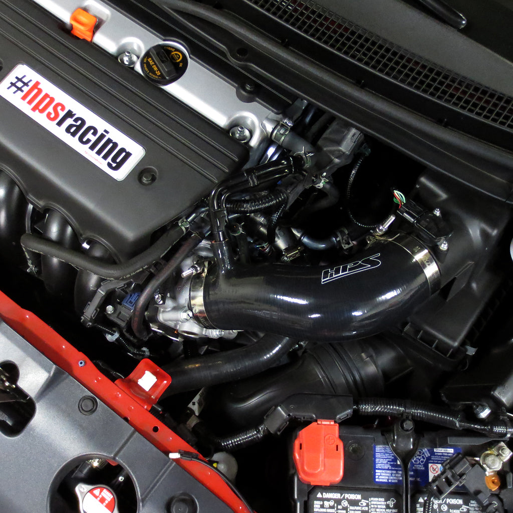 HPS Performance High Temp Reinforced Silicone Air Intake Hose Kit, Black, 13-15 Acura ILX/ 12-15 Honda Civic Si Coupe & Sedan