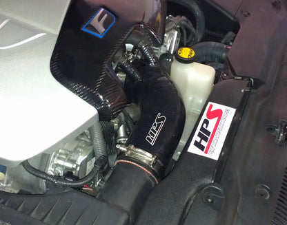 HPS Performance High Temp Reinforced Silicone Air Intake Hose Kit, Black, 2008-2012 Lexus ISF V8 5.0L