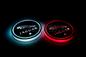2PCS LED Cup Holder Lights Coaster, Rechargeable for Jaguar