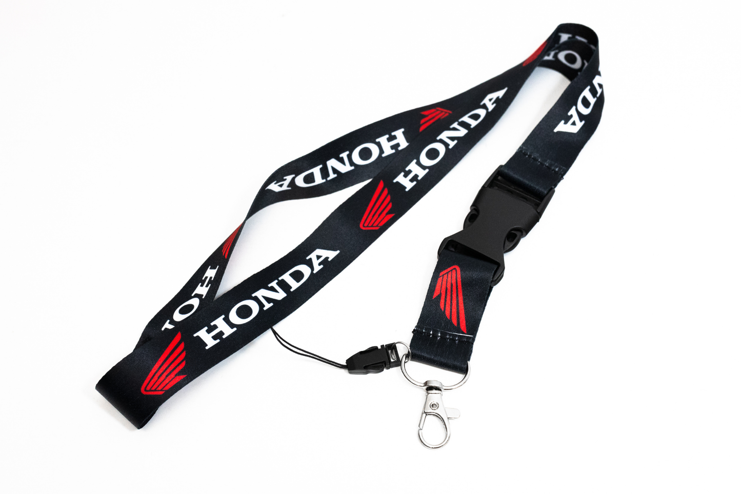 21" Black Nylon JDM Lanyard Quick Release for Honda