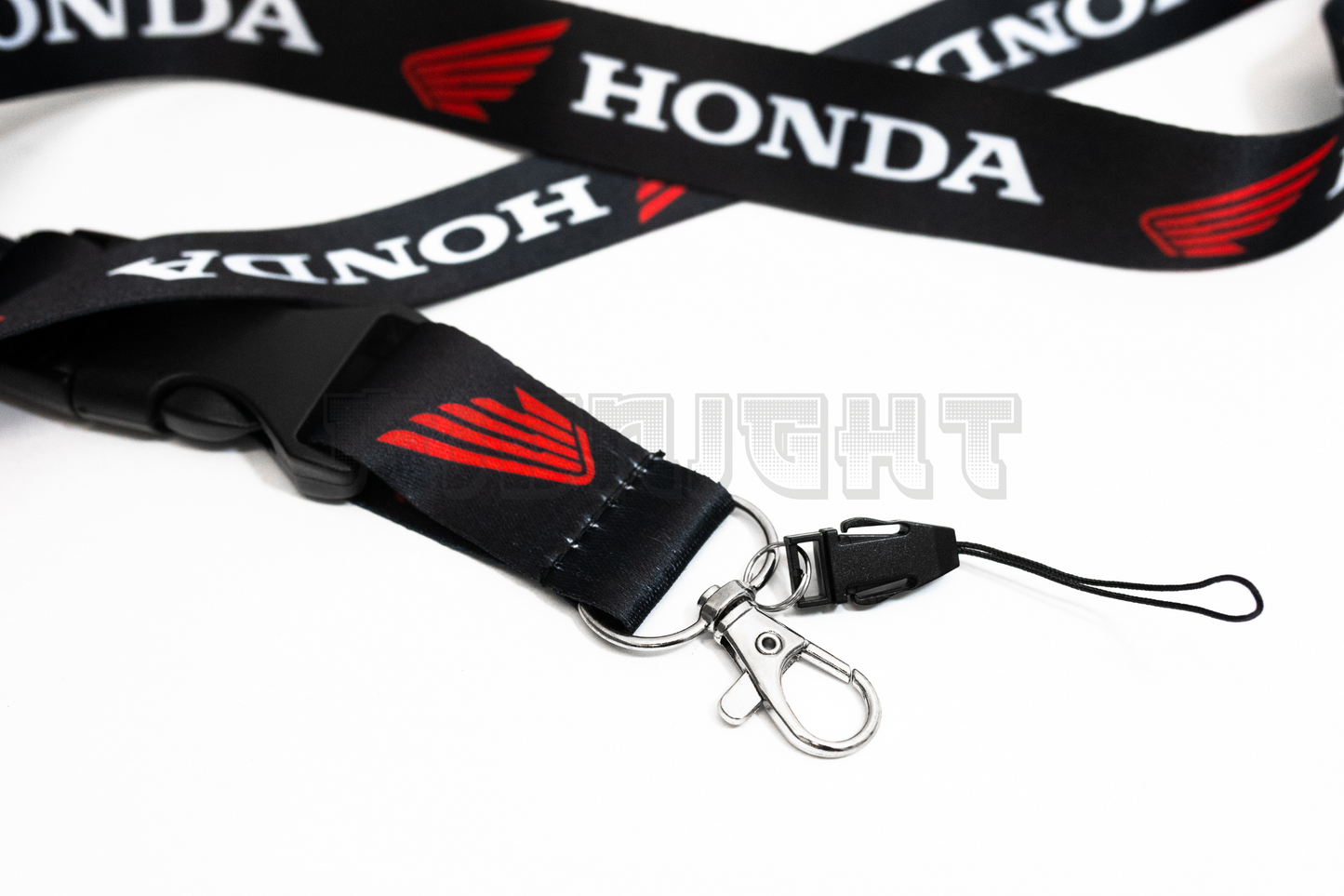 21" Black Nylon JDM Lanyard Quick Release for Honda