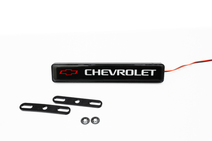 Chevrolet LED Light Car Front Grille Name Badge Illuminated Emblem