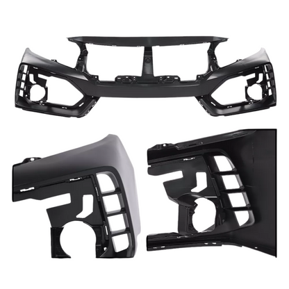 FOR 2016-2021 HONDA CIVIC FK5 TYPE-R STYLE FACELIFT FRONT BUMPER W/ FRONT LIP