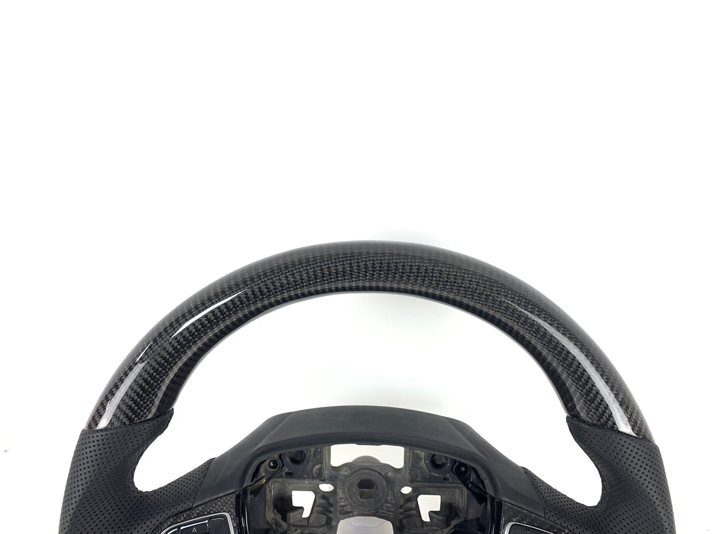 FOR 2015-2018 FORD FOCUS MK3 CARBON FIBER & LEATHER STEERING WHEEL