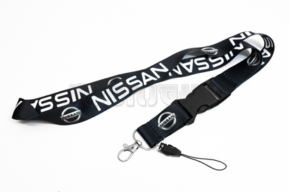 21" Black Nylon JDM Lanyard Quick Release for Nissan