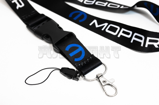 21" Black Nylon Lanyard Quick Release for Dodge Mopar