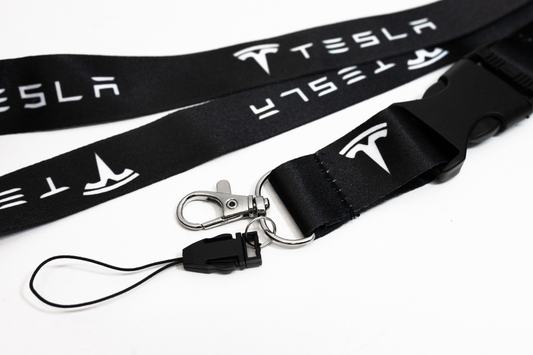 21" Black Nylon Lanyard Quick Release for Tesla