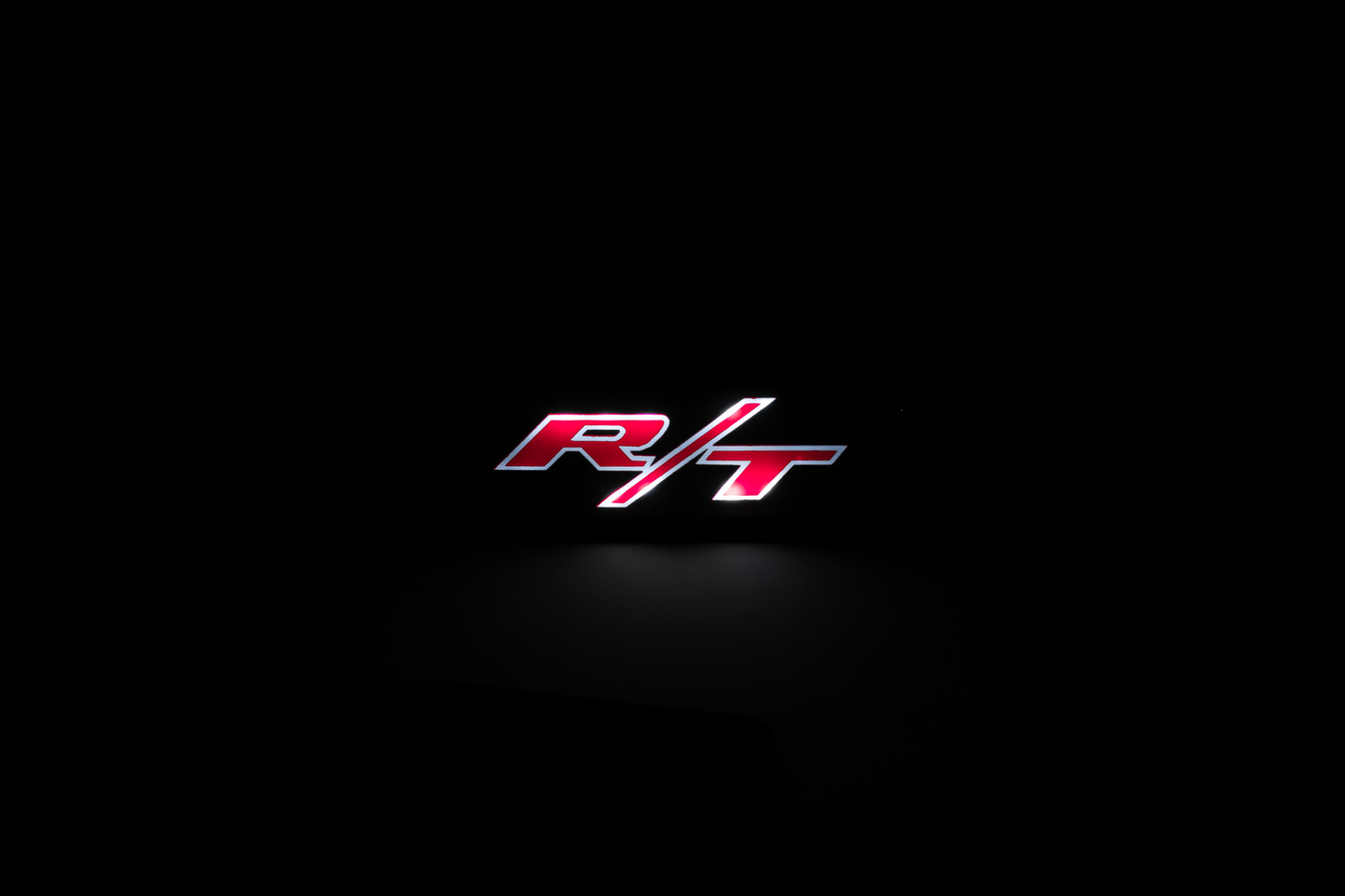 Dodge R/T LED Light Car Front Grille Name Badge Illuminated Emblem