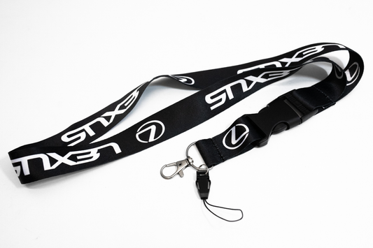 21" Black Nylon Lanyard Quick Release for Lexus