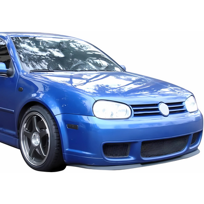 FOR 1999-2005 VOLKSWAGEN GOLF MK4 R32 STYLE FRONT BUMPER COVER W/ STEEL MESH