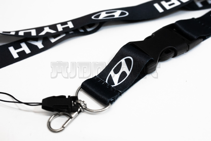 21" Black Nylon Lanyard Quick Release for Hyundai