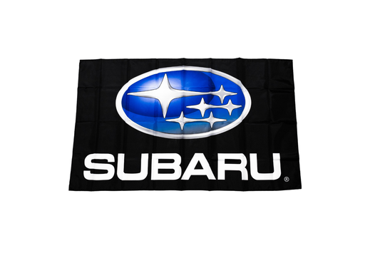 Subaru Car Logo Flag 3×5 FT Racing Banner Man Cave Wall Decor Display
