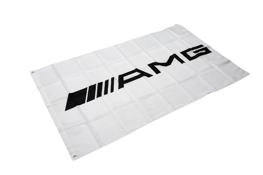 Mercedes-Benz AMG Racing Flag 3×5 FT Performance Banner Man Cave Wall Decor Display