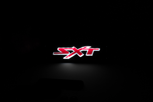 Dodge SXT LED Light Car Front Grille Name Badge Illuminated Emblem