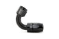 HPS Performance 120 Degree -10 Compression Double Swivel Hose End to AN Female Aluminum Black