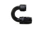 HPS Performance 180 Degree -16 Compression Double Swivel Hose End to AN Female Aluminum Black