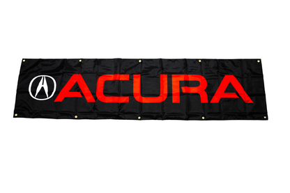 Acura Nobori Flag 2x6 FT Car Logo Banner Man Cave Wall Decor Display