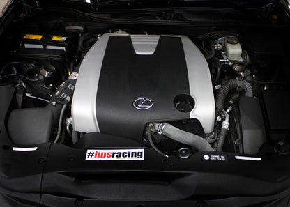 HPS Performance Post MAF Air Intake Tube, Black, 2013-2025 Lexus 3.5L V6 F Sport, 27-198WB