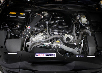 HPS Performance Post MAF Air Intake Tube, Black, 2013-2025 Lexus 3.5L V6 F Sport, 27-198WB