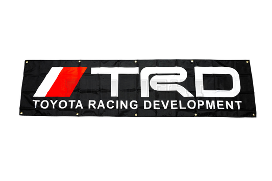 Toyota TRD Nobori Flag 2x6 FT Car Logo Banner Man Cave Wall Decor Display