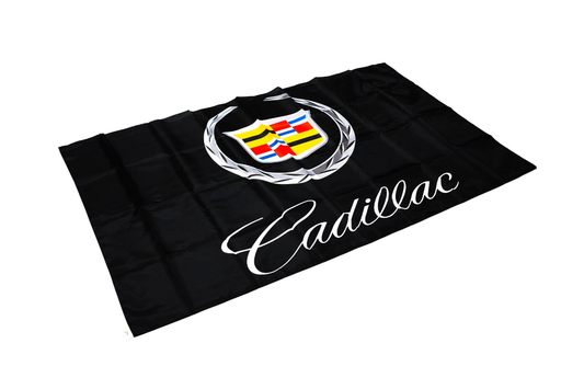 Cadillac Car Logo Flag 3×5 FT Racing Banner Man Cave Wall Decor Display