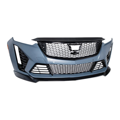 FOR 2020-2024 CADILLAC CT5 Models | CT5-V Full Blackwing Conversion Front Bumper (With Grille)