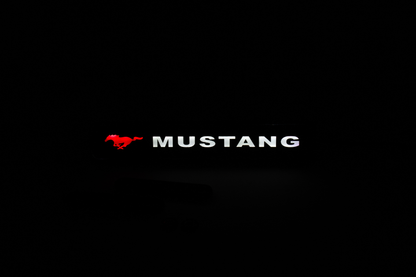 Ford Mustang LED Light Car Front Grille Name Badge Illuminated Emblem