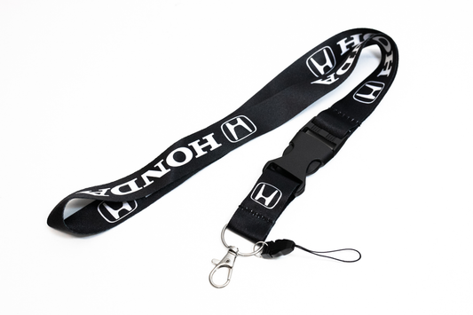 21" Black Nylon JDM Lanyard Quick Release for Honda